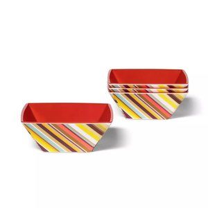Missoni for Target - 4pk 20.9oz Orange Striped Melamine Bowl Set